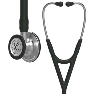 3M Littmann Cardiology IV Diagnostic Stethoscoop Zwart | Rvs Geborsteld