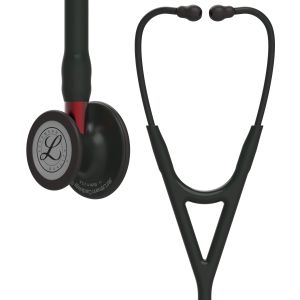 3M Littmann Cardiology IV Diagnostic Stethoscoop Zwart | Rood