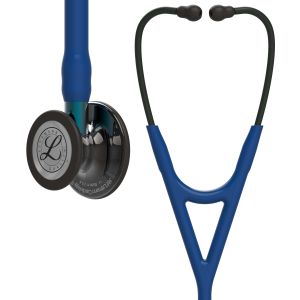 3M Littmann Cardiology IV Diagnostic Stethoscoop Marine Blauw | Smoke Glans