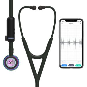 3M Littmann CORE Digital Stethoscoop Zwart | Rainbow Glans