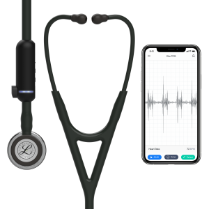 3M Littmann CORE Digital Stethoscoop Zwart | Spiegel