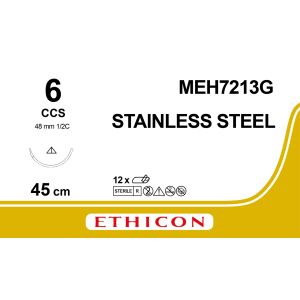 Stainless Steel Sil 6, CCS naald, MEH7213G, 12 stuks