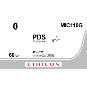 PDSII violet 0, ENDOLOOP, MIC110G, 12 stuks