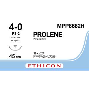 Prolene blauw 4-0, PS-2 PRIME MP naald, MPP8682H, 36 stuks