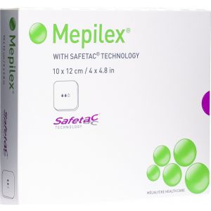 Mepilex schuimverband, 10 x 12 cm, 9 x 1 stuk