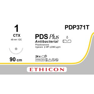 PDS Plus violet 1, CTX naald, PDP371T, 24 stuks