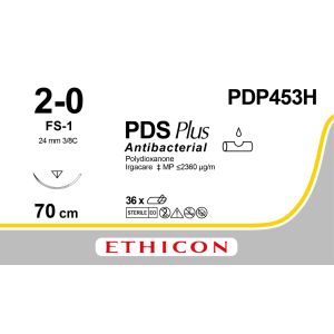 PDS Plus violet 2-0, FS-1 naald, PDP453H, 36 stuks