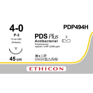 PDS Plus CLR 4-0, P-3 PRIME MP naald, PDP494H, 36 stuks