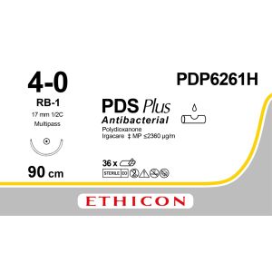 PDS Plus violet 4-0, RB-1 MP naald, PDP6261H, 36 stuks