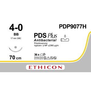 PDS Plus violet 4-0, BB naald, PDP9077H, 36 stuks