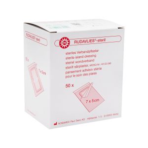 Rudavlies eilandpleisters 10 x 8 cm, 50 stuks