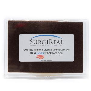 3-laags medium RealSuture-hechtpad voor donkere huid