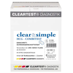 Clear & Simple hCG combi zwangerschapstest, 25 stuks