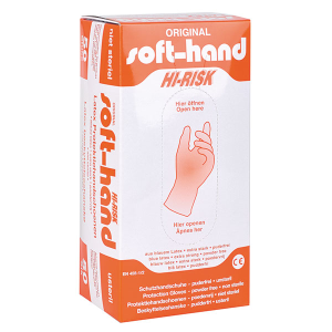 Soft-Hand Hi-Risk Latex handschoenen Small, 50 stuks