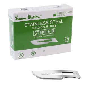 Swann Morton scalpelmesjes RVS, steriel, nr. 10