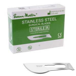 Swann Morton scalpelmesjes RVS, steriel, nr. 22A