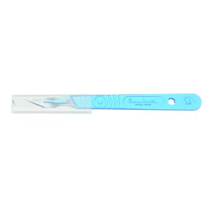 Swann Morton wegwerp scalpels met beschermhoes, niet steriel, bulk, nr. 10A