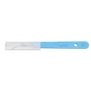 Swann Morton wegwerp scalpels met beschermhoes, niet steriel, bulk, nr. 12