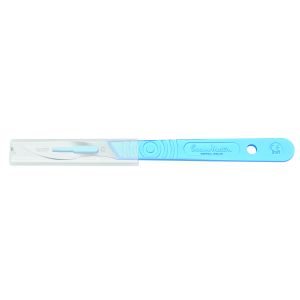 Swann Morton wegwerp scalpels met beschermhoes, niet steriel, bulk, nr. 23