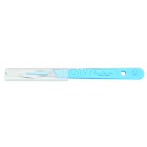 Swann Morton wegwerp scalpels met beschermhoes, niet steriel, bulk, nr. 25A