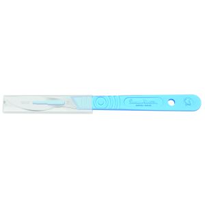 Swann Morton wegwerp scalpels met beschermhoes, niet steriel, bulk, nr. 24