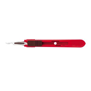 Swann Morton intrekbare scalpels RVS, niet steriel, bulk, nr. 15C