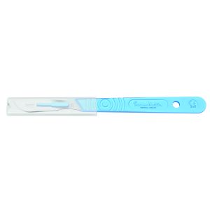 Swann Morton wegwerp scalpels met beschermhoes, steriel, nr. 21