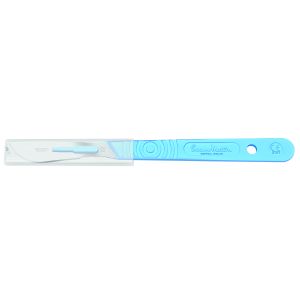 Swann Morton wegwerp scalpels met beschermhoes, steriel, nr. 22