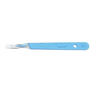 Swann Morton wegwerp scalpels met beschermhoes, steriel, nr. 10R