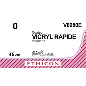 Vicryl Rapide ongekleurd 0, V8980E, 24 stuks