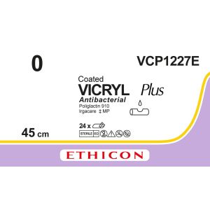 Vicryl Plus violet 0, VCP1227E, 24 stuks
