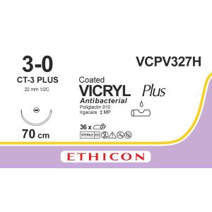 Vicryl Plus gecoat violet 3-0, CT-3 PLUS naald, VCPV327H, 36 stuks