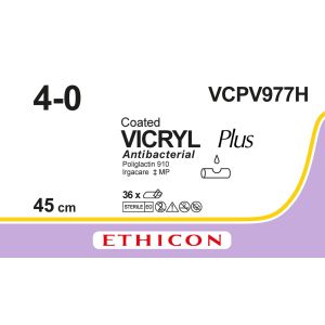 Vicryl Plus ongekleurd 4-0, VCPV977H, 36 stuks