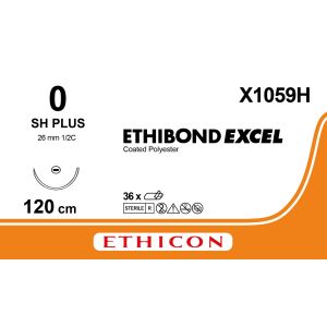 Ethibond Excel groen 0, SH PLUS naald, X1059H, 36 stuks