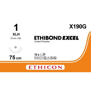Ethibond Excel groen 1, XLH naald, X190G, 12 stuks