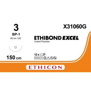 Ethibond Excel groen 3, BP-1 naald, X31060G, 12 stuks
