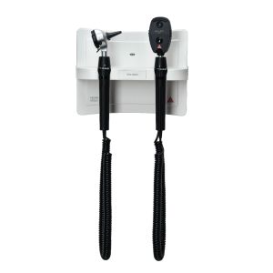 HEINE EN 200 wandtransformator met BETA 400 LED F.O. otoscoop en BETA 200 LED oftalmoscoop