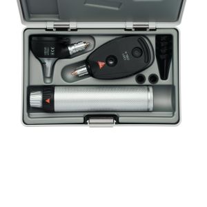 HEINE K180 LED diagnostische set met K180 LED F.O. otoscoop, K180 LED oftalmoscoop en BETA batterijhandvat (2,5 V)