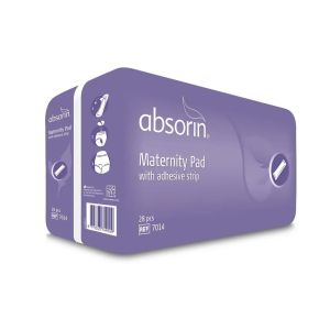 Absorin kraamverband met plakstrip 36 x 11 cm, 112 stuks