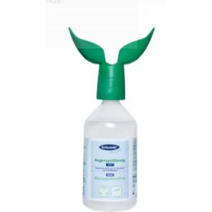 Actiomedic oogspoelfles Twin met sodium chloride 0,9% 500 ml