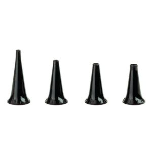 HEINE herbruikbare otoscooptips SANALON S, set van 4 stuks in Ø 2,4 / 3 / 4 / 5 mm, voor BETA 400, BETA 200, K180 en mini 3000