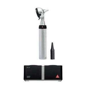 HEINE BETA 400 F.O. LED otoscoop kit met BETA4 NT oplaadbaar handvat en NT4 tafellader