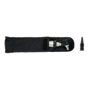 HEINE K180 LED F.O. otoscoopset 2,5 V met BETA batterijhandvat, 4 herbruikbare specula en zachte etui