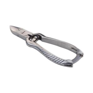 Nageltang gebogen bek met rolveer 14 cm RVS