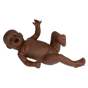 Oefenbabymodel voor oudereducatie, jongen, donkere huid, normale leeftijd