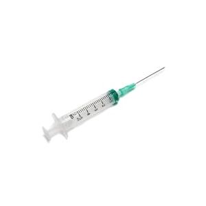 BD Emerald spuit 5 ml + naald 21G 0,8 x 40 mm, 100 stuks