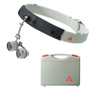 HEINE C 2.3 K binoculaire loep 2,3x op 450 mm werkafstand, op lichtgewicht hoofdband, set in draagkoffer