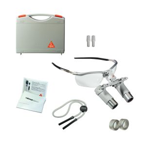 HEINE HRP binoculaire loep 6x op 340 mm werkafstand met i-View op S-FRAME, set in draagkoffer