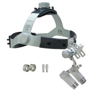 HEINE HRP binoculaire loep 4x op 340 mm met i-View op Professional L hoofdband zonder S-GUARD, Set C uitvoering