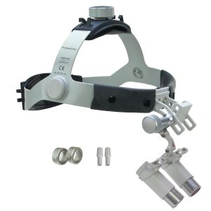 HEINE HRP binoculaire loep 6x op 340 mm met i-View op Professional L hoofdband zonder S-GUARD, Set C uitvoering